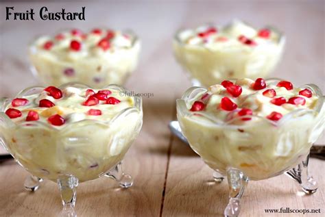 Fruit Custard Easy No Bake Recipes Full Scoops A Food Blog With