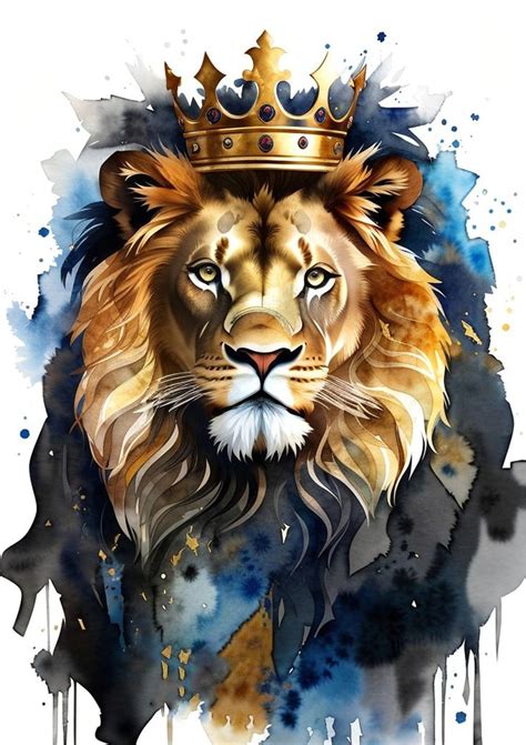 Pingl Par Oficial Mania De Arte Sur Pintura En Tableau Lion