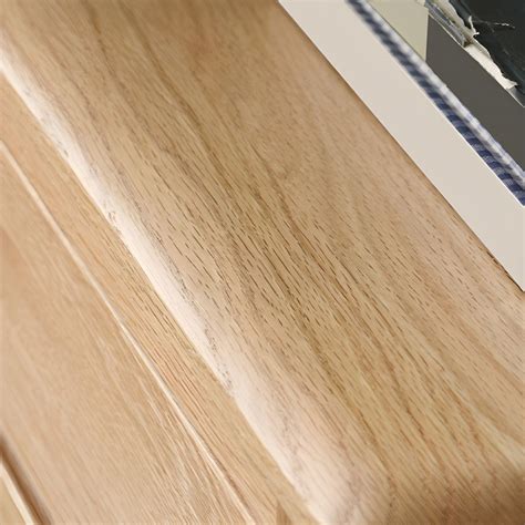 Narrow Oak Wood Scandinavian Lingerie Chest With 5 Drawers In Standard Height Natural Finish