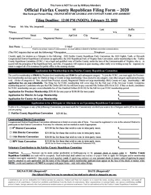 Fillable Online 2020 FCRC Nonmilitary Filing Form Final 1 23 20 Docx