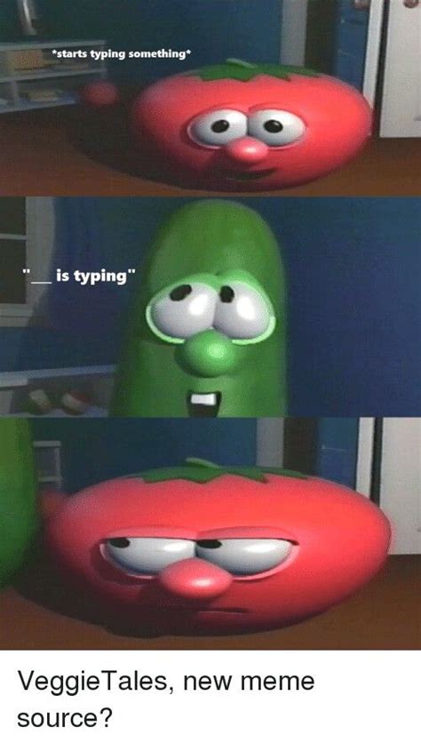 Pin by Sarrah Weaver on Veggietales Memes | Veggie tales funny ...