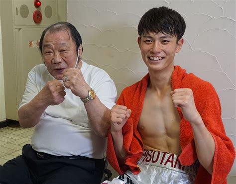 元世界王者“炎の男”輪島功一さん孫、磯谷大心が初回tko勝ちデビュー Boxing News（ボクシングニュース）