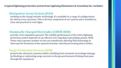 Ppt Lightning Protection Systems That Neutralise Lightning Strikes