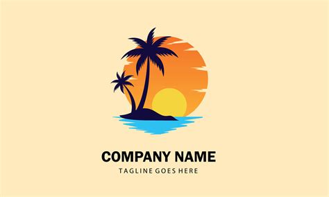 sunset logo design 26286649 Vector Art at Vecteezy