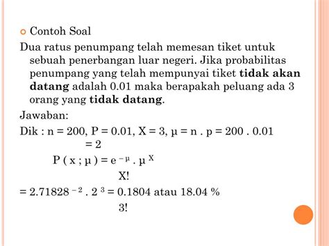 Contoh Soal Dan Pembahasan Distribusi Binomial Lembar Edu