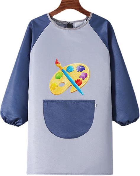 Tablier pour Enfant pour Peinture Smock d art imperméable pour Enfant