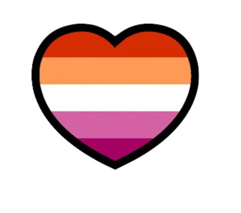 Lesbian Flag Sticker Etsy