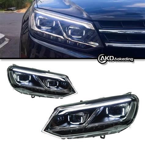 Auto Parts For VW Touareg Headlights 2011 2015 Styling LED Daytime