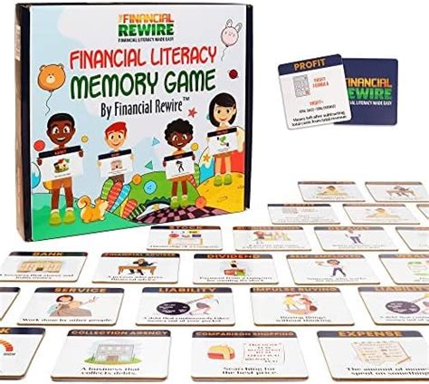 Financial Literacy Memory Matching Game, Fun And Educational Game For ...