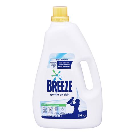 Breeze Liquid Detergent Gentle On Skin Ntuc Fairprice