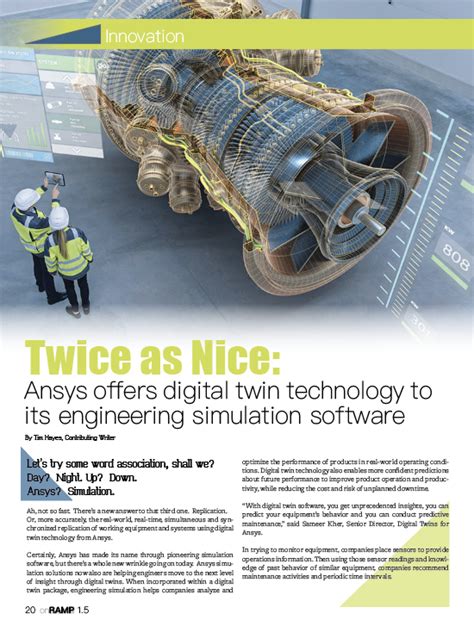 Ansys Offers Digital Twin Technology To Its Engineering Simulation Software