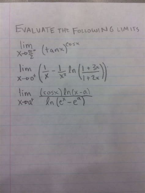 Solved Evaluate The Following Limits Lim X Right Arrow Pi Z Chegg