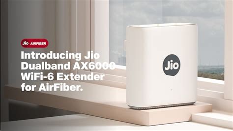 Buy Jio Ax6000 Range Extender Je6801 Wi Fi 6 Jio Ai True Mesh Dual