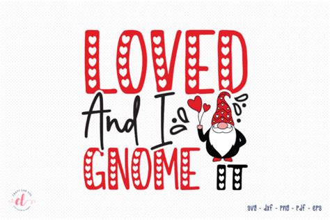 Valentine Gnome SVG, Valentines SVG Graphic by CraftlabSVG · Creative ...