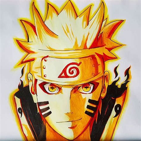 Naruto Six Paths Sage Mode Drawing