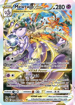 Mewtwo Vstar Crown Zenith Galarian Gallery Tcg Card Database