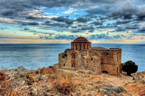 Monemvasia The Beautiful Hidden City Of Greece On The Slopes Of A Huge