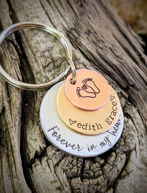 Personalized Infant Loss Memorial Keychain Child Loss T Etsy