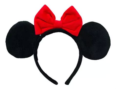 Tiara Laço Vermelho Orelhas Pretas Minnie Disney Parcelamento sem juros