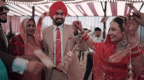 Harjot 💞 Rupinder Wedding Highlight 2024 Youtube