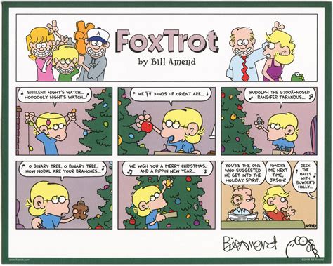 Silent Nights Watch Signed Print Foxtrot Comic By Bill Amend The