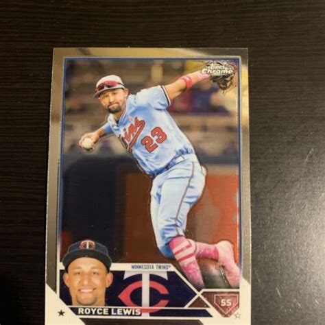 Royce Lewis Topps Chrome Minnesota Twins Ebay