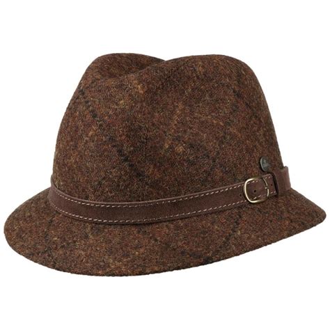 Harris Tweed Wool Felt Hat By Lierys 10395