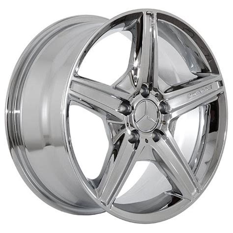 Wheels: 19 Inch Mercedes Wheels Rims Chrome (set of 4)