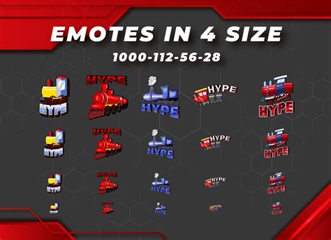 Twitch Hype Train Emotes Package Twitch Text Emoji For Discord Youtube