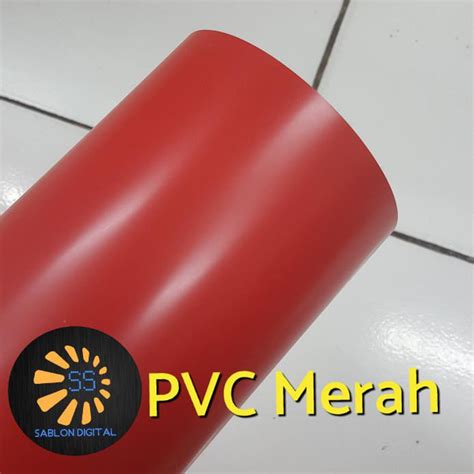 Jual Polyflex Pvc Korea Red Merah Meter Murah Shopee Indonesia