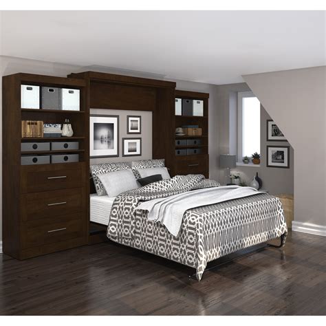 Bestar Queen Murphy Bed And Reviews Wayfair