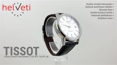 Tissot Classic Dream Swissmatic T Youtube