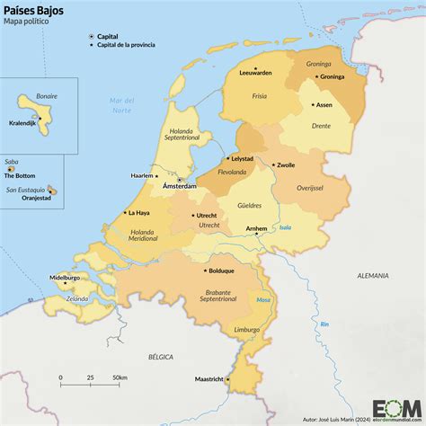 El Mapa Político De Países Bajos Mapas De El Orden Mundial Eom