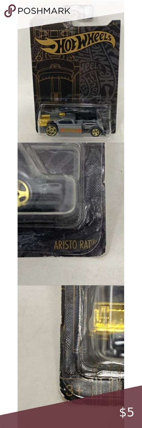 Hot Wheels Aristo Rat Satin Chrome Series Gray