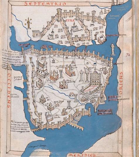 Constantinople On A World Map Map