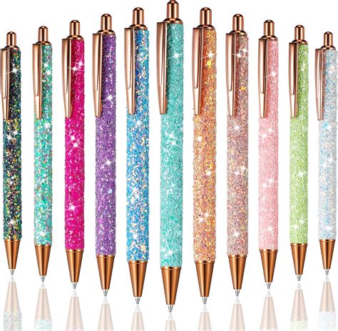 Amazon Jutom 16 Pcs Fancy Pens For Women Glitter Ballpoint Pens