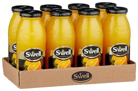 Характеристики Сок апельсиновый (с мякотью) Swell Premium / Для ...