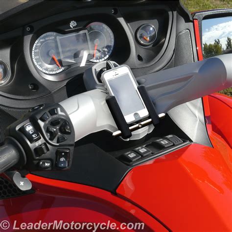 The Slide Motorcycle Phone Mount For Can Am Spyder Available In