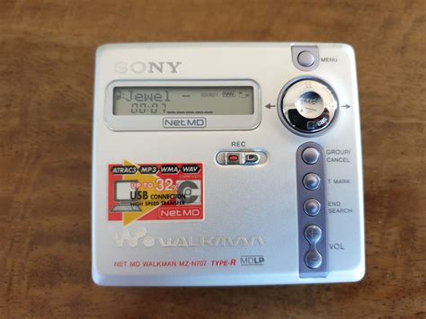 Sony Portable Minidisc Recorder Mz N707 In Amazing As New Condition Disc Etsy