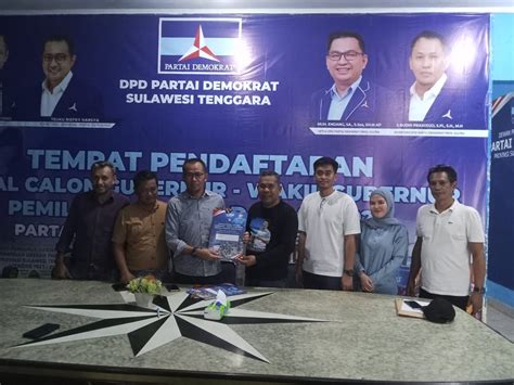 Ruksamin Pendaftar Pertama Bacagub Sultra di Partai Demokrat - KENDARIPOS