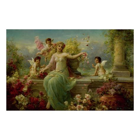 Hans Zatzka Austrian 1859 1945 Spring Flowers Painting By Arpina Shop