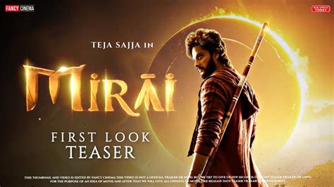 MIRAI First Look Teaser Trailer Announcement Teja Sajja Ritika