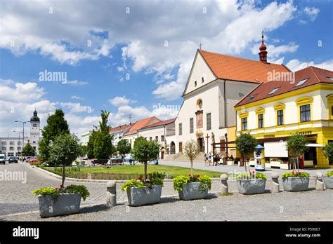 Masarykovo náměstí město Kyjov Jihomoravský kraj Česká republika