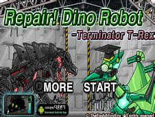 Repair Dino Robot Terminator T Rex Robot Games