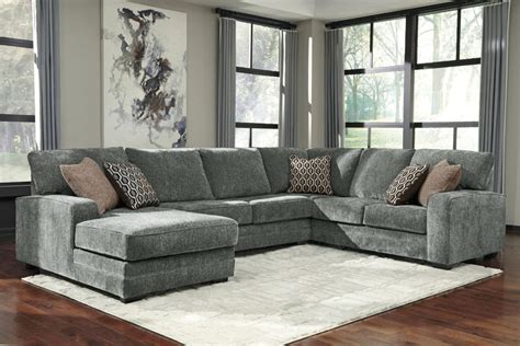 MIRA Sectional Sofa with Chaise (Grey）