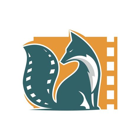 Fox film logo icon design 17132939 Vector Art at Vecteezy