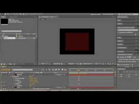 Tuto After Effects D Butant Par Aeyko Partie Youtube