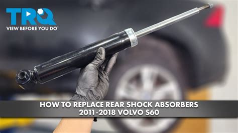 How To Replace Rear Shock Absorbers Volvo S Youtube