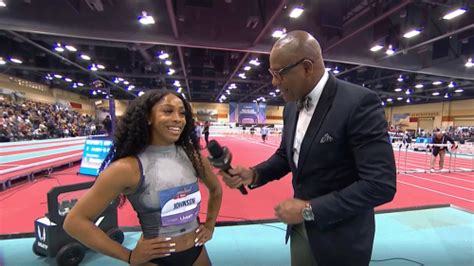 Alaysha Johnson wins 60m hurdles at USATF Indoor Track & Field Champs ...