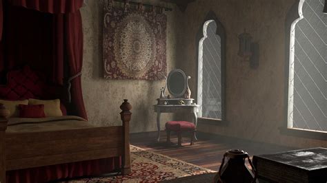 Medieval Bedroom on Behance